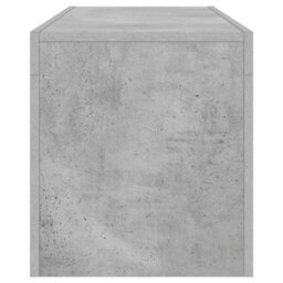 Berkfield Modern Tv Cabinet With Led Lights Concrete Grey 120X35X40 Cm - thumbnail 6