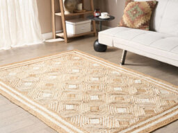 Beliani Rug Mengen Beige 160 X 230 Cm Jute - thumbnail 2