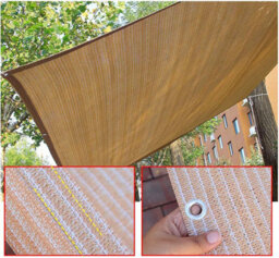 Yellow 2X3M Rectangular Shade Sail 95% Uv Protection Waterproof - thumbnail 4