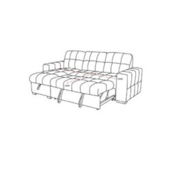 Palermo Universal Corner Sofa Bed Beige - thumbnail 5
