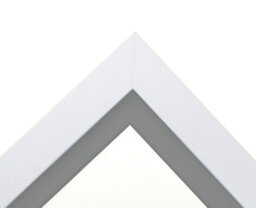 Frames By Post Metro White Frame With Dark Grey Mount For Image Size A4 - thumbnail 6