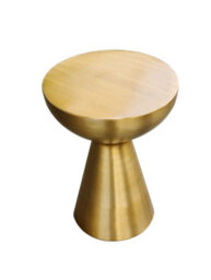 Aspect Furniture Luna Metal Hand-Crafted Side Table,light Brass - thumbnail 5