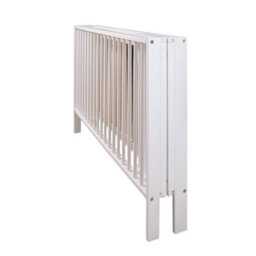 VICULII Orrin Foldable Baby Cot In White