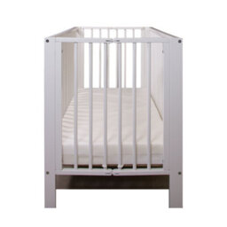VICULII Orrin Foldable Baby Cot In White - thumbnail 3
