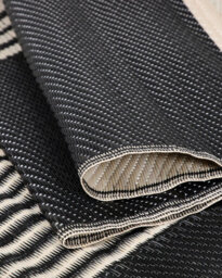 The Rugs Reversible Waterproof Abstract Outdoor Rug Urban 1010 Black&beige - thumbnail 6