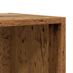 Berkfield Wall Tv Cabinet 2 Pcs Old Wood 37 X 37 X 72 Cm Engineered Wood - thumbnail 6