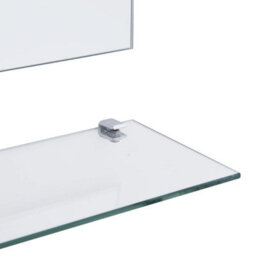 Berkfield Wall Mirror With 5 Shelves Silver 50X60 Cm - thumbnail 4