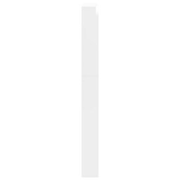 Vidaxl Shoe Cabinet With Mirror 5-Layer High Gloss White 63X17X169.5 Cm - thumbnail 8