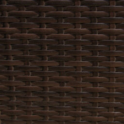 MonsterShop Jardi Rattan Corner Set 9 Seater Brown - thumbnail 7
