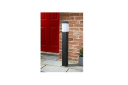Spot On Dealz Solar Powered Rattan 79Cm Tall Garden Floor Lamp 6 Micro Led Lights Outdoor/patio/pathway/walkway Decoration