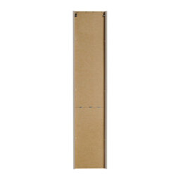 Heze Furniture Viva Chevron Patterned Tall Bathroom Cabinet - Cashmere - thumbnail 7