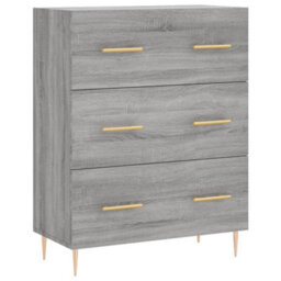 Berkfield Highboard Grey Sonoma 69.5X34X180 Cm Engineered Wood - thumbnail 7