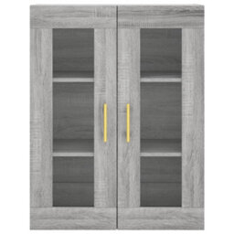 Berkfield Highboard Grey Sonoma 69.5X34X180 Cm Engineered Wood - thumbnail 6