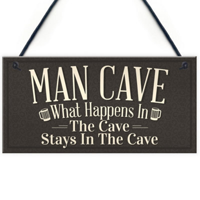 Red Ocean Vintage Man Cave Plaque Sign Fathers Day Gift For Him Bedroom Bar Shed Gift Idea - image 1