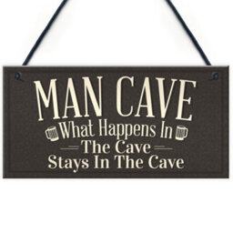 Red Ocean Vintage Man Cave Plaque Sign Fathers Day Gift For Him Bedroom Bar Shed Gift Idea - thumbnail 1