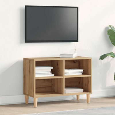 Walplus Tv Cabinet Brown 69.5 X 30 X 50 Cm Engineered Wood - image 1