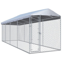 Walplus Outdoor Dog Kennel With Roof 760X190X225 Cm - thumbnail 5
