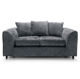 Chenille Fabric Sofa Set Grey 3+2 - thumbnail 3