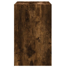 Berkfield Shoe Cabinet Smoked Oak 60X42X69 Cm Engineered Wood - thumbnail 6