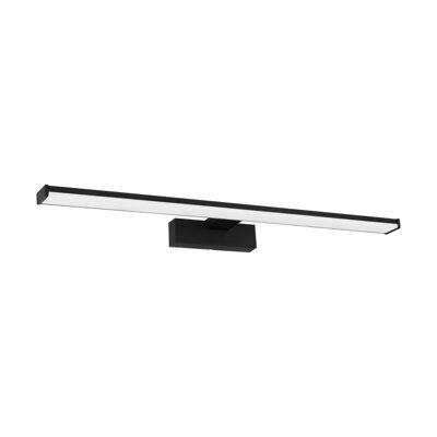 Wall/mirror Light Colour Black Shade White Plastic Bulb Led 11W Included - image 1