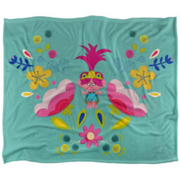 Trolls Crafty Silky Soft Touch Blanket Multicoloured (One Size)