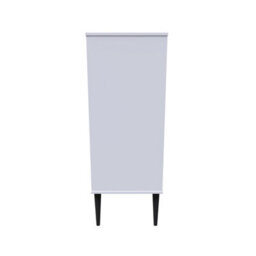 Toledo 5 Drawer Tallboy In White Matt (Ready Assembled) - thumbnail 2