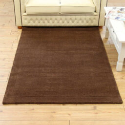 Handmade Plain Wool Modern Easy To Clean Rug For Bed Room Living Room And Dining Room-60Cm X 120Cm - thumbnail 1