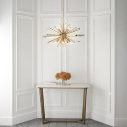 Luminosa Lighting Luminosa Salerno 8 Light Ceiling Pendant Antique Brass Plate With Champagne Glass - thumbnail 3