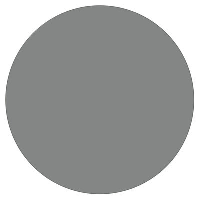 Belofay 50Cm Grey Round Glass Table Top 8mm Tempered Glass Flat Polished Edge - image 1