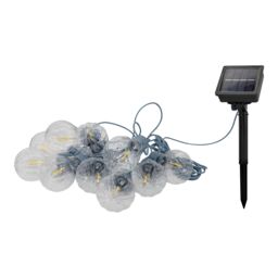 Solar-Powered Warm White 10 Integrated Led Outdoor String Lights - thumbnail 6