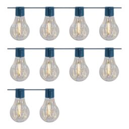 Solar-Powered Warm White 10 Integrated Led Outdoor String Lights - thumbnail 3
