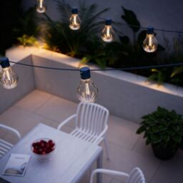 Solar-Powered Warm White 10 Integrated Led Outdoor String Lights - thumbnail 2