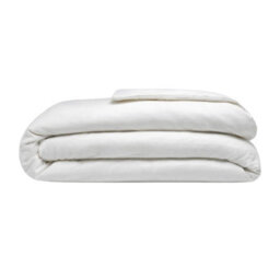 Belledorm Brushed Cotton Duvet Cover White (Kingsize) - thumbnail 1