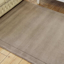 Taupe Simple And Stylish Wool Plain Modern Handmade Easy To Clean Rug For Living Room And Bedroom-68 X 240Cm (Runner) - thumbnail 2