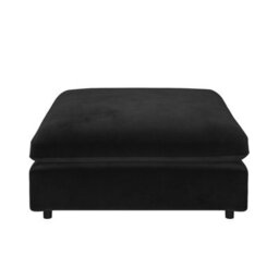 Solace+Co Asher U Shape Corner Sofa Bundle Black Velvet - thumbnail 5