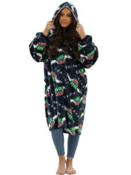 Friends Logo Wearable Hooded Fleece Blanket - Adult Large - thumbnail 1