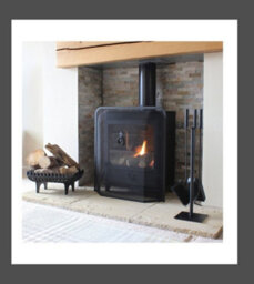 JVL Black Steel Fire Guard Screen Quantock Spark Fireplace Cover 61Cm X 54Cm X 10Cm - thumbnail 4