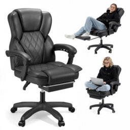 Executive Desk Chair High Back Adjustable Height Ergonomic - thumbnail 1