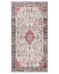 Beliani Rug Attera Beige 80 X 150 Cm Cotton - thumbnail 4
