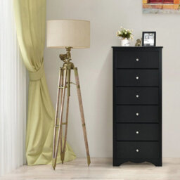 6 Dresser Chest Free Standing Modern Storage Cabinet Dresser Clothes Organizer - thumbnail 6