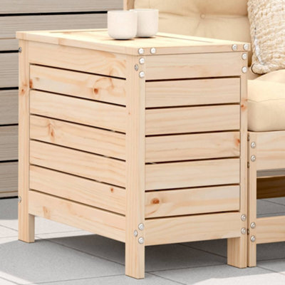 Walplus Garden Outdoor Footstool 62X31.5X52 Cm Solid Wood Pine - image 1