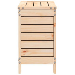 Walplus Garden Outdoor Footstool 62X31.5X52 Cm Solid Wood Pine - thumbnail 5