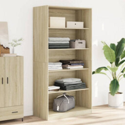 Vidaxl Wardrobe Sonoma Oak 100X50X200 Cm Engineered Wood - thumbnail 1