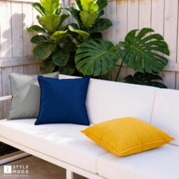 istyle mode 2 Pack Of Indoor & Outdoor Cushion, Waterproof, 45X45Cm (Light Grey) - thumbnail 6