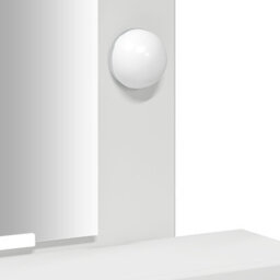Walplus Dressing Table With Led Lights White 50X41X140 Cm - thumbnail 9