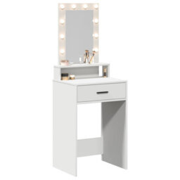 Walplus Dressing Table With Led Lights White 50X41X140 Cm - thumbnail 3