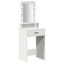 Walplus Dressing Table With Led Lights White 50X41X140 Cm - thumbnail 2