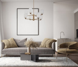Luminosa Lighting Luminosa Perano Multi Arm Pendant Ceiling Light Antique Bronze Opal Shade 8Xg9 - thumbnail 3