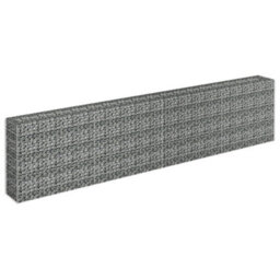 Berkfield Gabion Raised Bed Galvanised Steel 360X30X90 Cm - thumbnail 3