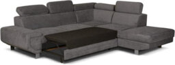 Rac3 Corner Sofa Bed With Storage - Premium Fabric, Grey (Right Arm) - thumbnail 2